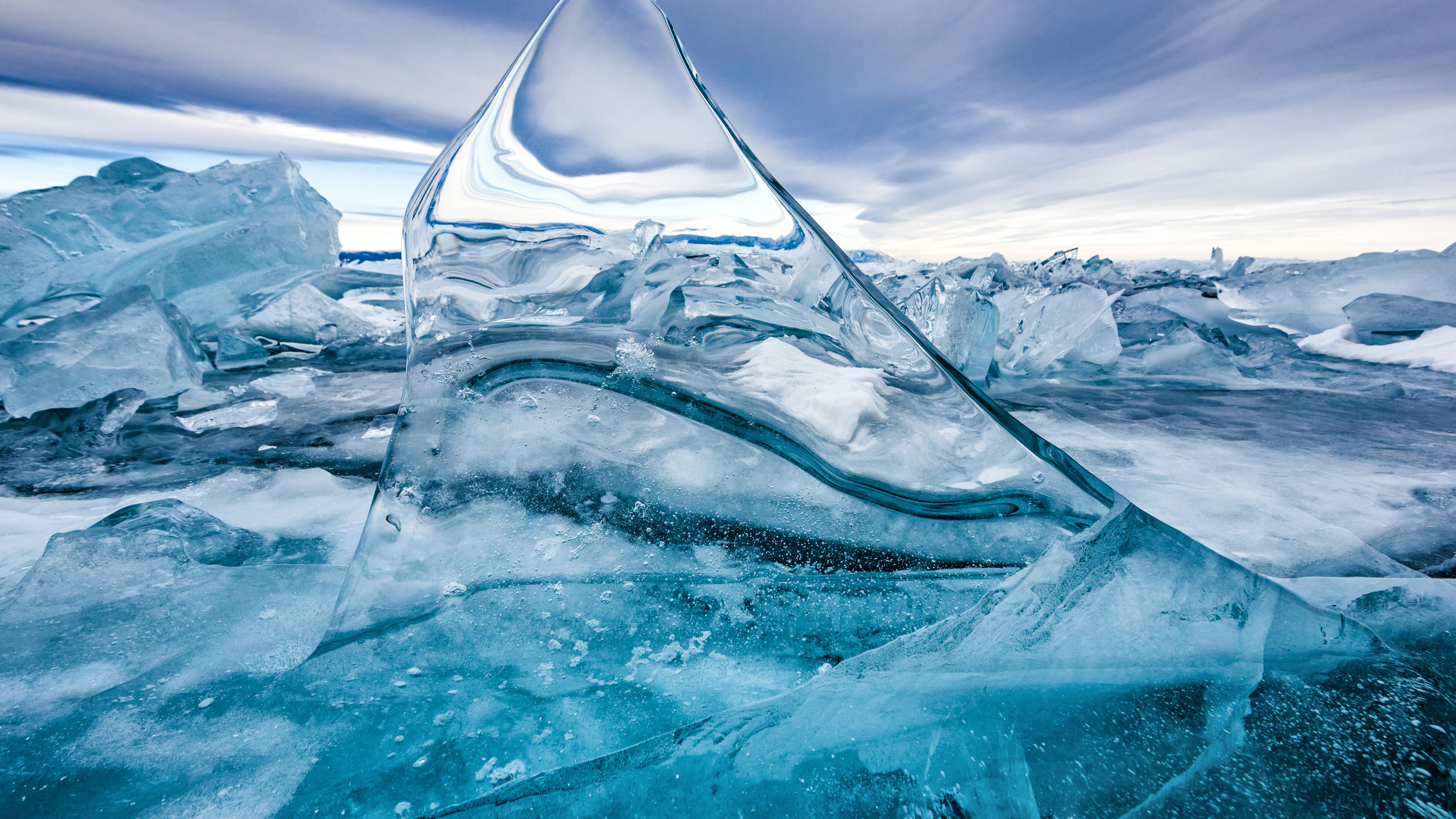 自然景观, 极地冰盖, 自然环境, 山脉, 冰川 壁纸 3840x2160 允许