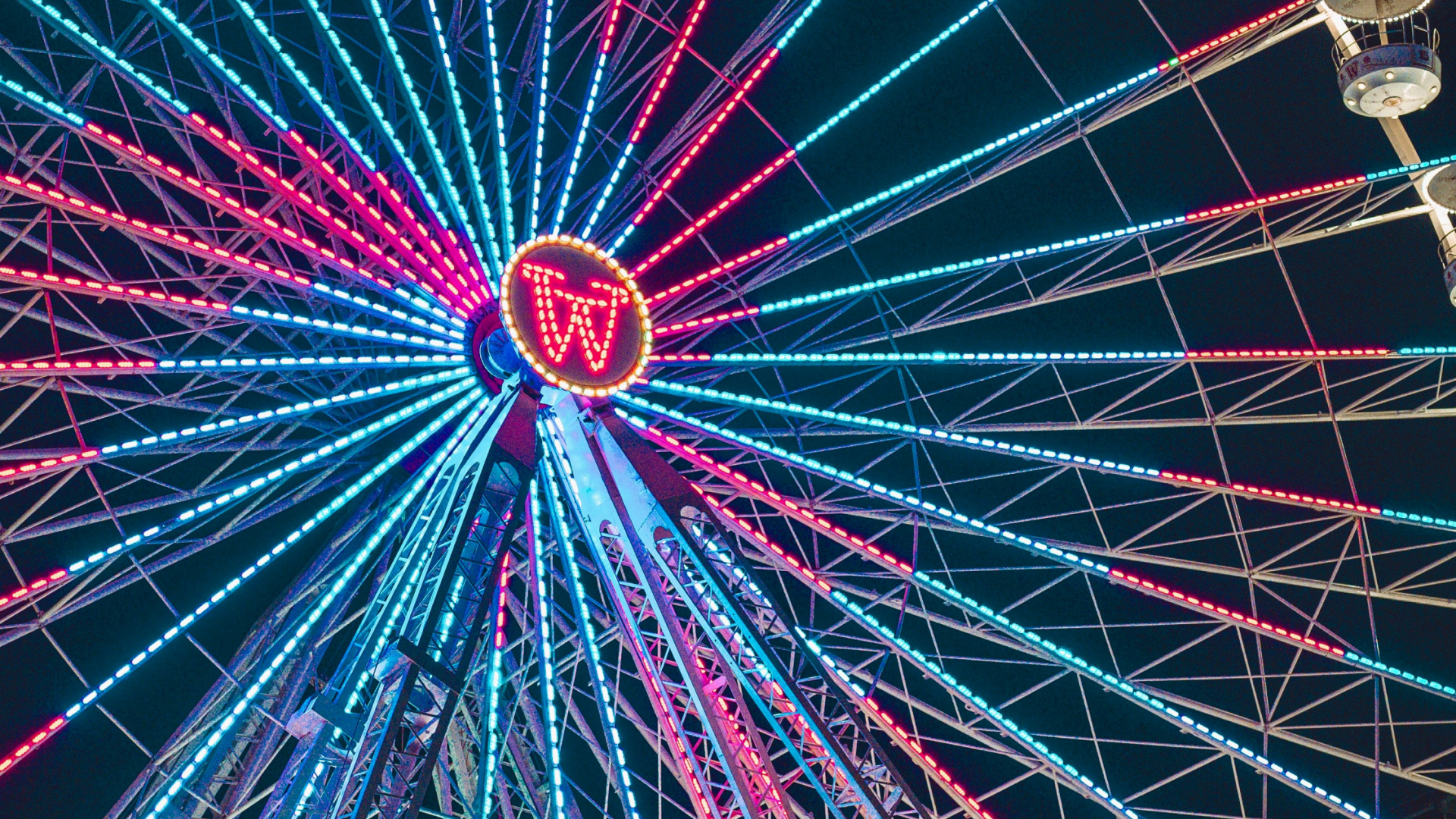 Riesenrad, Rad, Licht, Strom, Erholung. Wallpaper in 1920x1080 Resolution