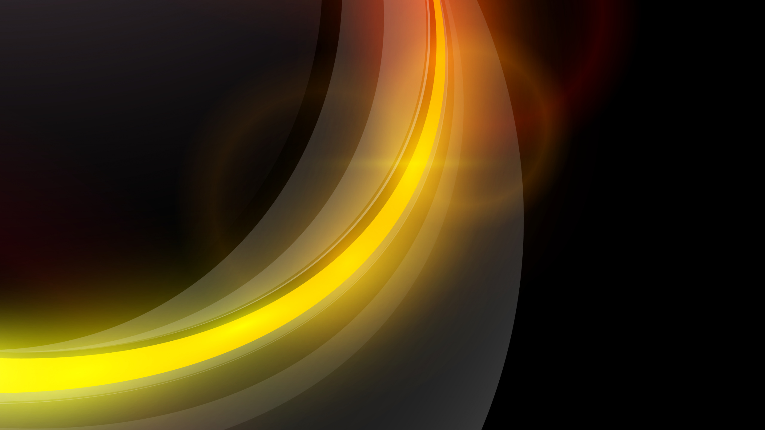 Orange, Light, Art, Gas, Circle. Wallpaper in 2560x1440 Resolution