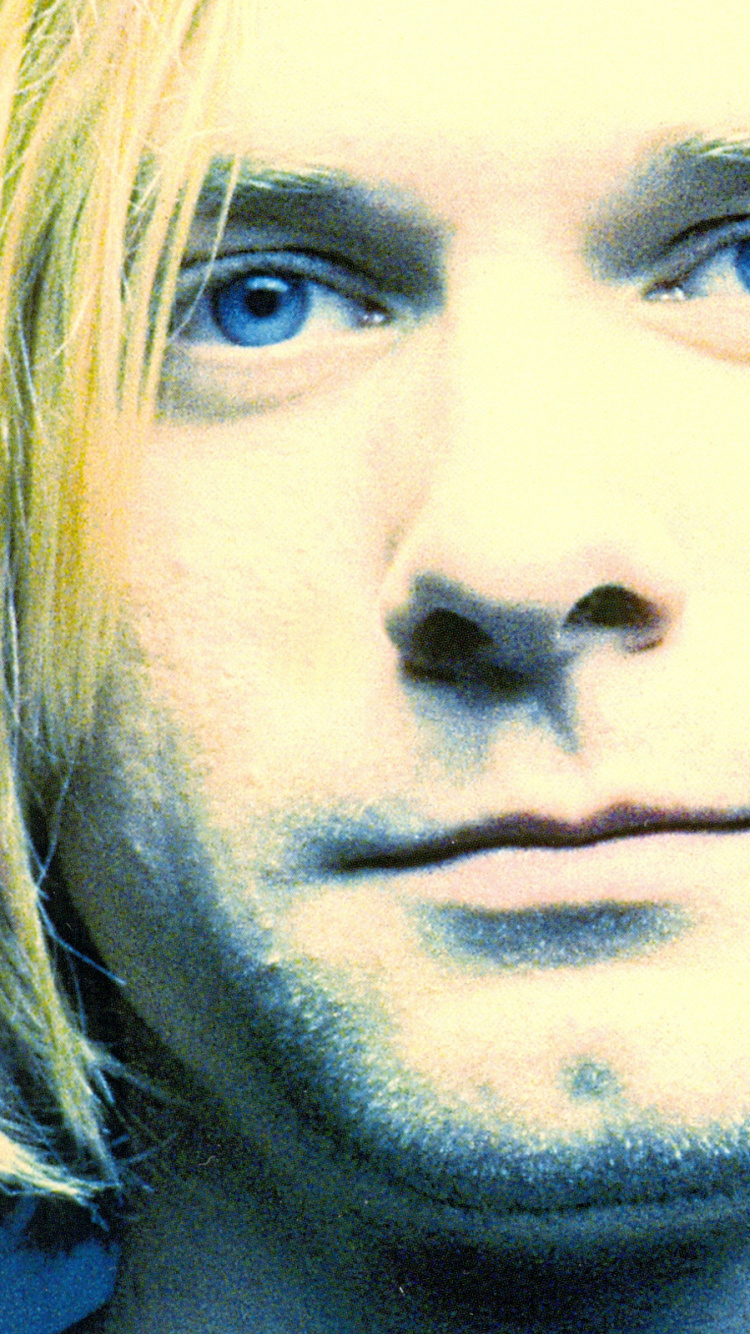 Nirvana, Grunge, Face, Eyebrow, Nose. Wallpaper in 750x1334 Resolution