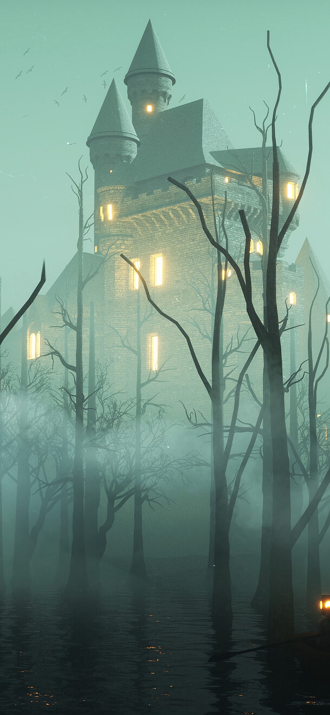 Bâtiment en Béton Blanc et Marron Sous Ciel Gris. Wallpaper in 1125x2436 Resolution