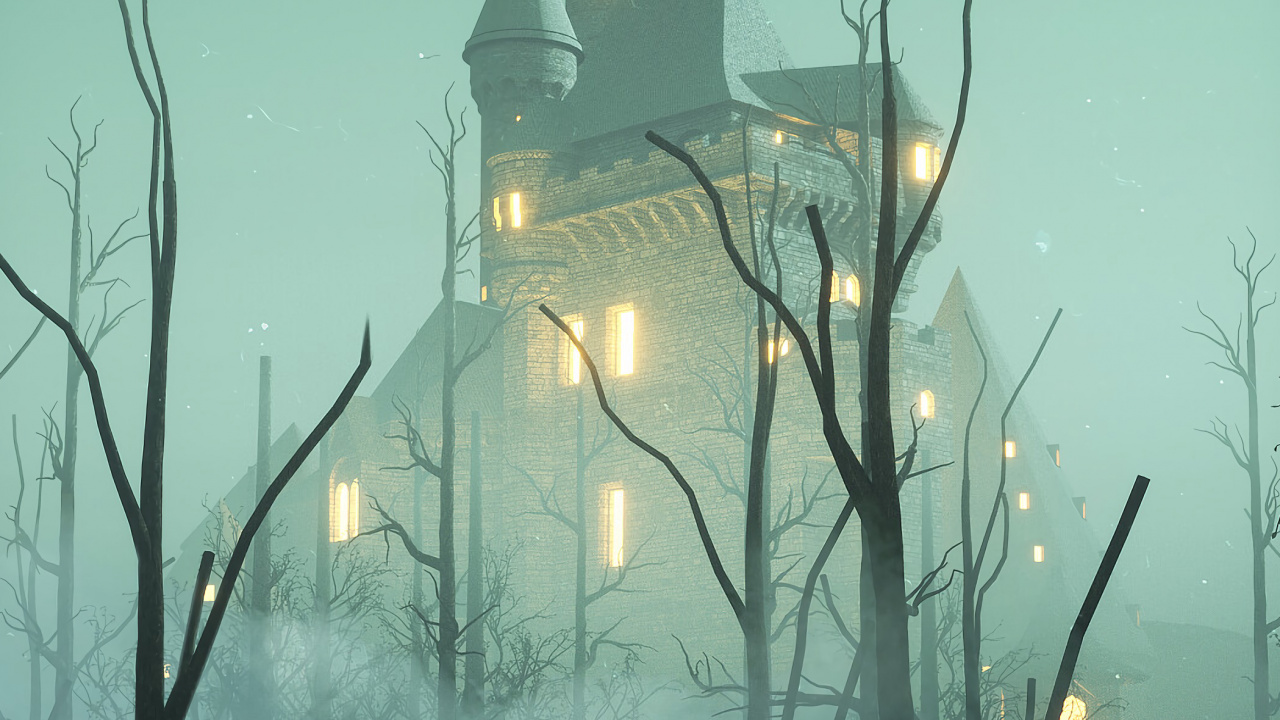 雾, 气氛, 建筑, 阴霾, 晚上 壁纸 1280x720 允许