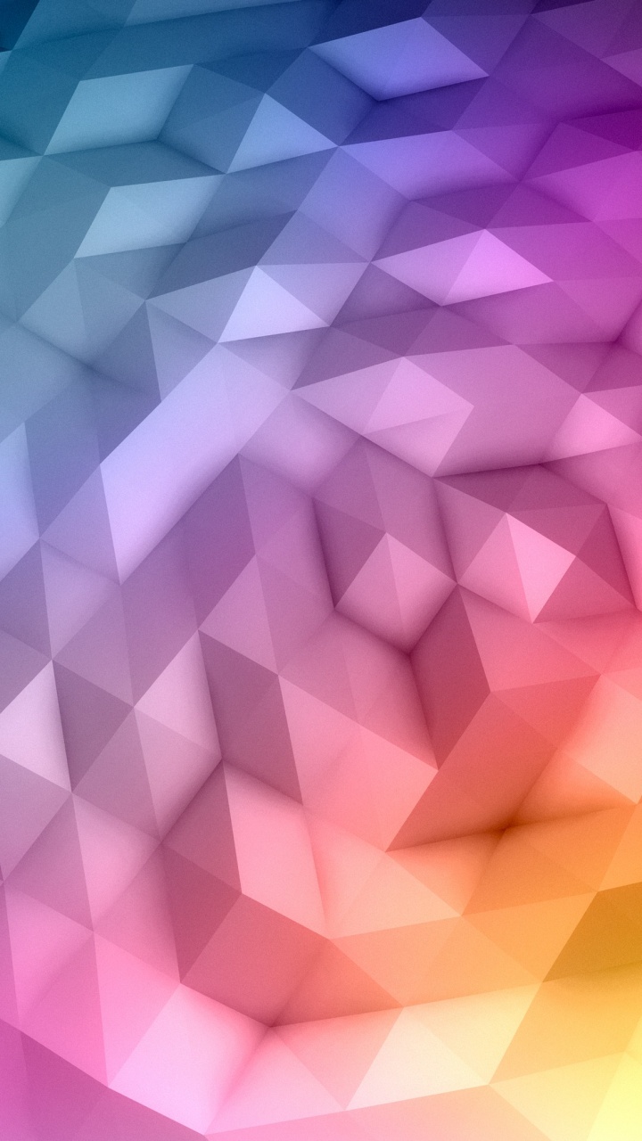 Peinture Abstraite Rose Bleu et Violet. Wallpaper in 720x1280 Resolution