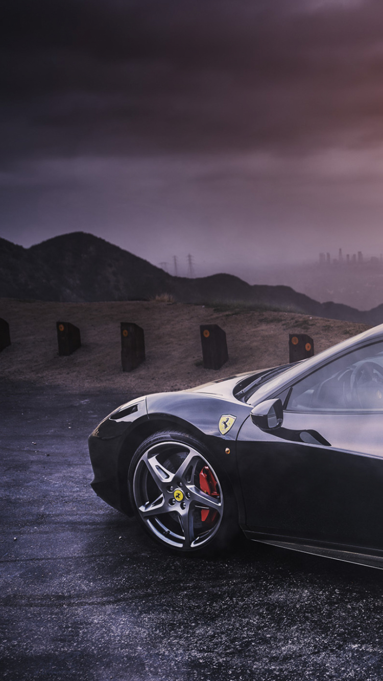 Black Porsche 911 on Road During Daytime. Wallpaper in 750x1334 Resolution