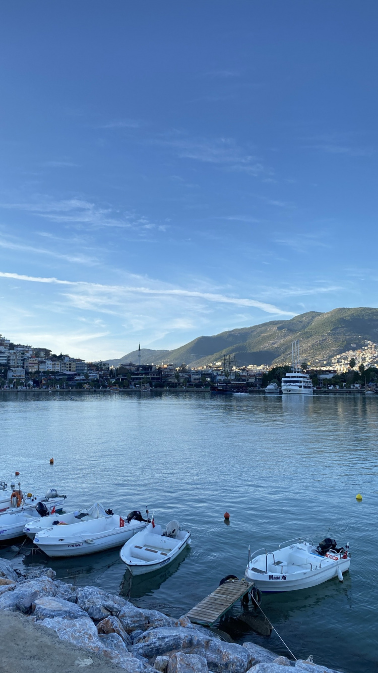 Water, Cloud, Boat, Water Resources, Watercraft. Wallpaper in 750x1334 Resolution