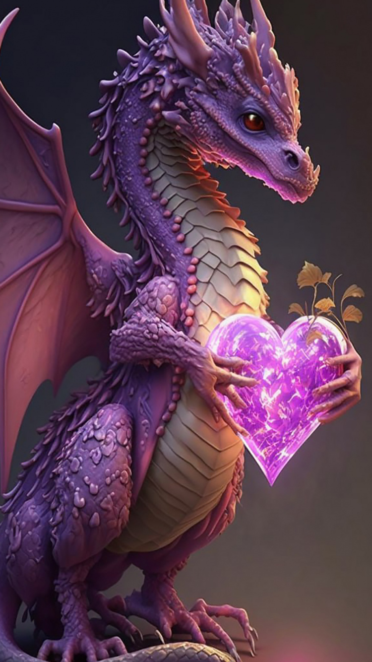Dragon, Licht, Purpur, Aussterben, Pink. Wallpaper in 750x1334 Resolution