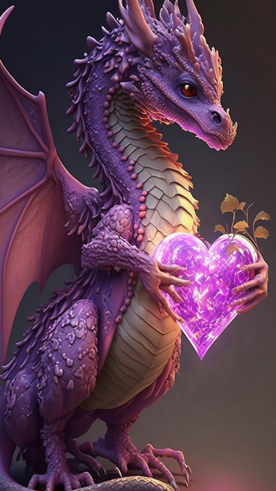 龙, 光, 紫色的, 灭绝, 粉红色 壁纸 1080x1920 允许