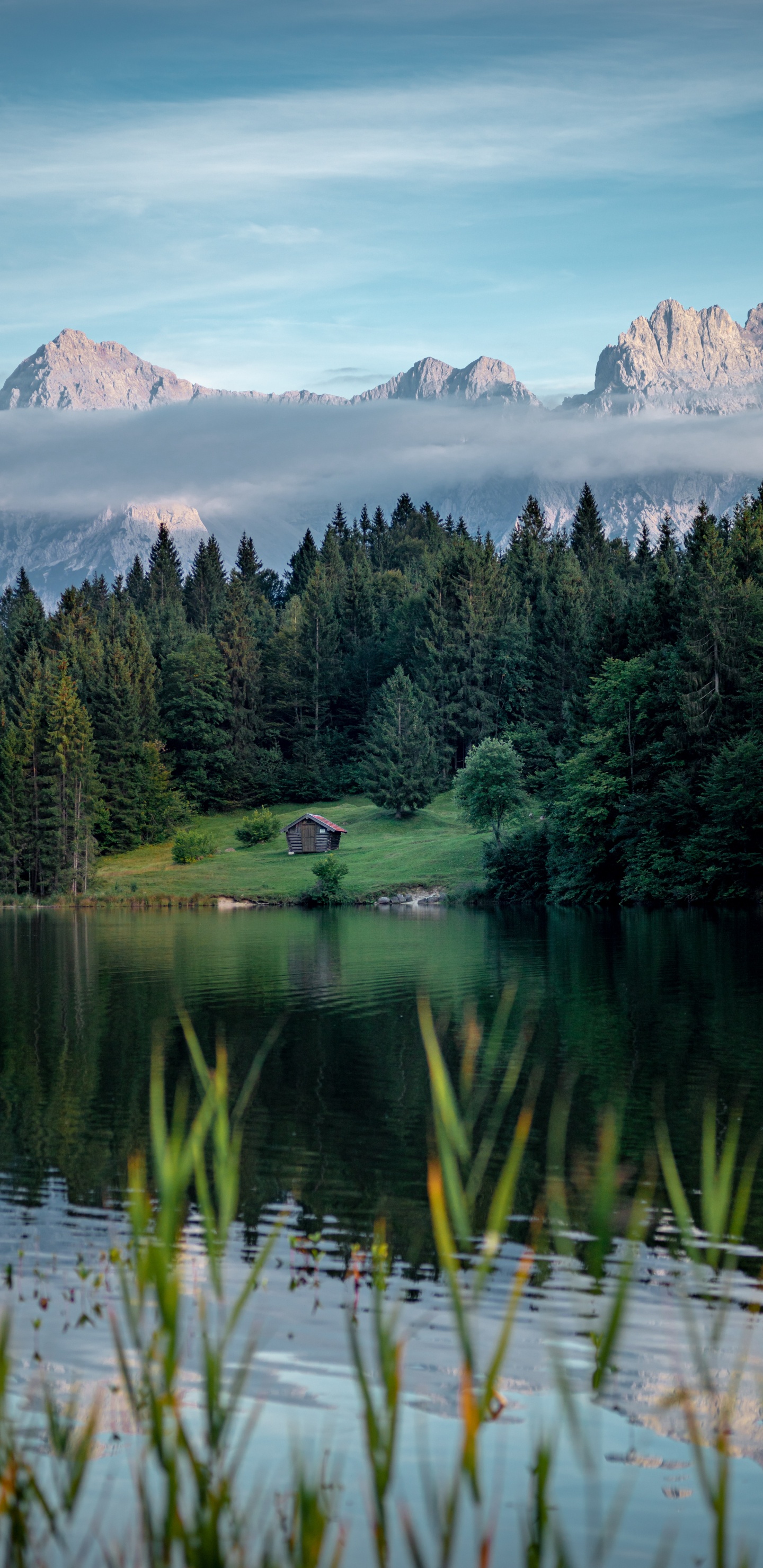 Nature, Natural Landscape, Reflection, Body of Water, Lake. Wallpaper in 1440x2960 Resolution