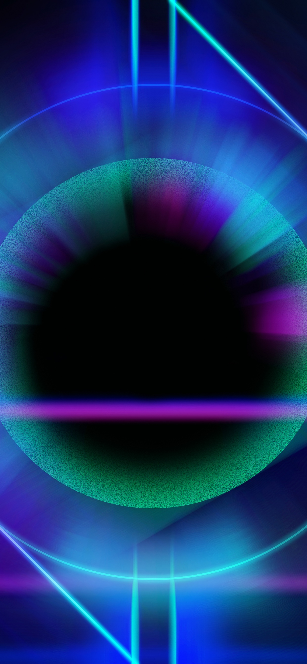 Ilustración de Luz Púrpura y Azul. Wallpaper in 1242x2688 Resolution