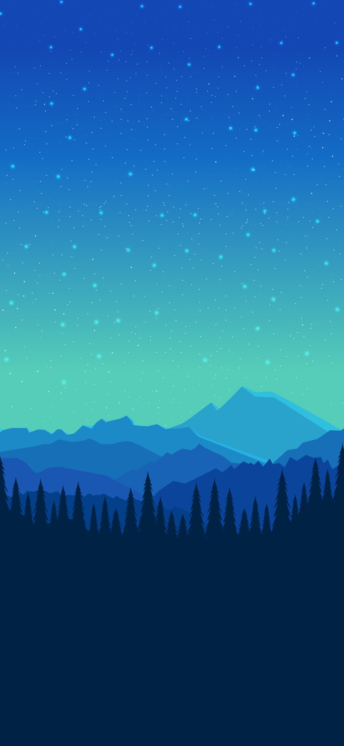 Sommet, Mélèze, Sapin, Sapins de Douglas, Pin. Wallpaper in 1125x2436 Resolution