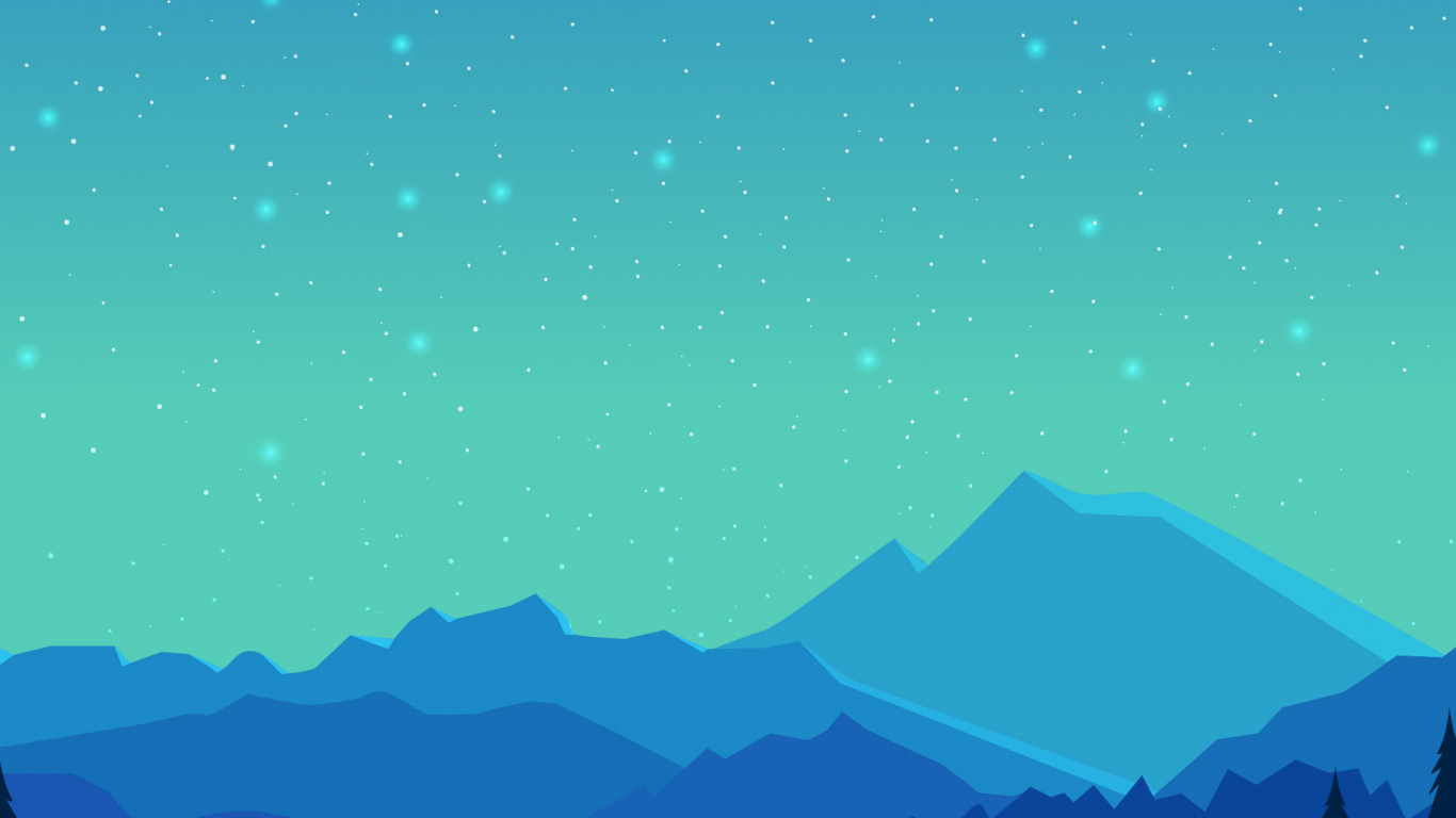 Summit, Larch, Fir, Douglas-firs, Pine. Wallpaper in 1366x768 Resolution