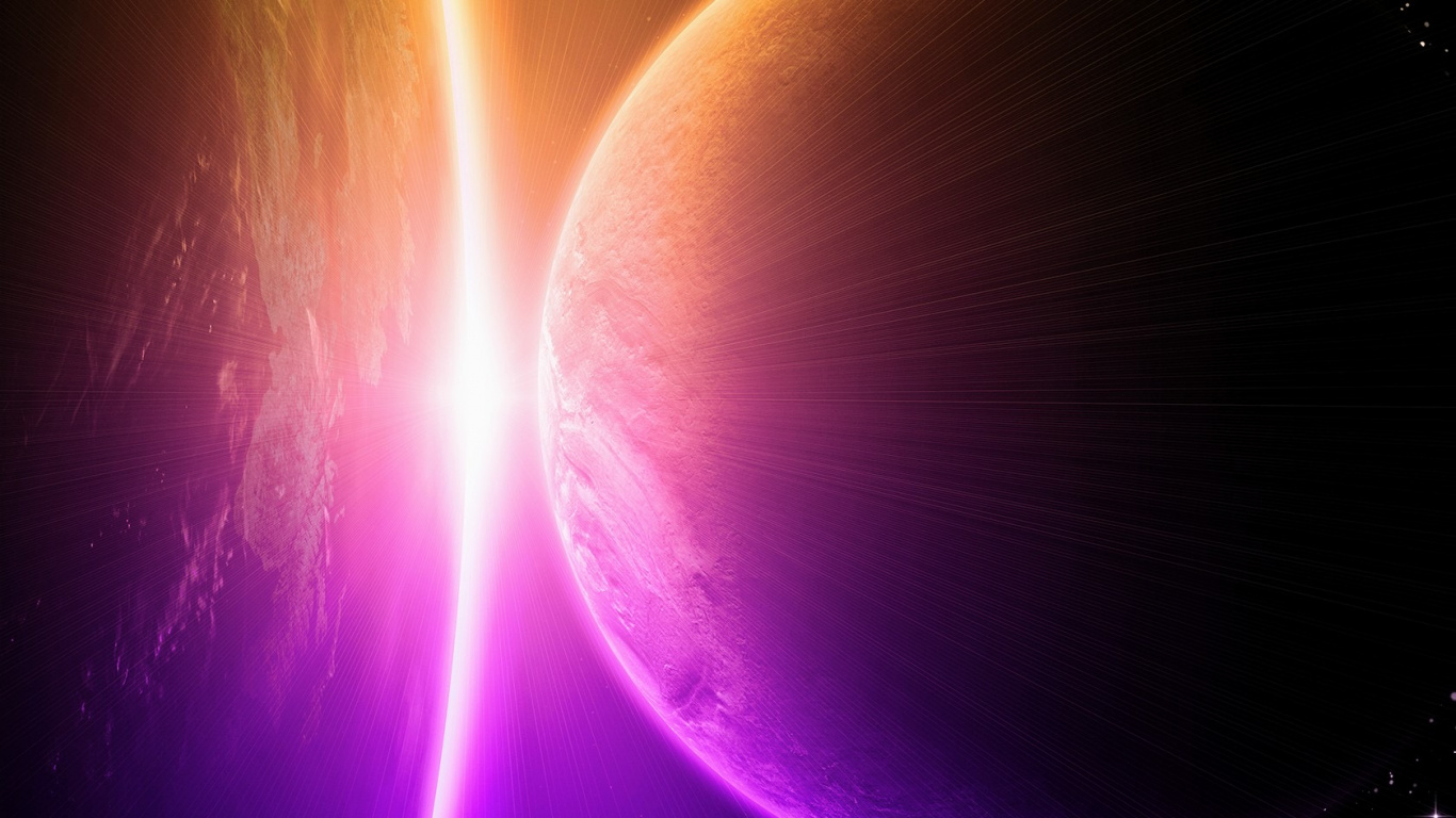 Atmosphäre, Erde, Weltraum, Raum, Die Atmosphäre Der Erde. Wallpaper in 1366x768 Resolution