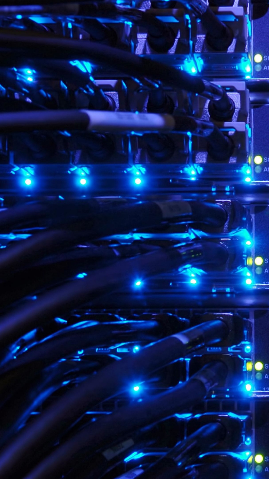 Blue and Black Metal Frame. Wallpaper in 1080x1920 Resolution