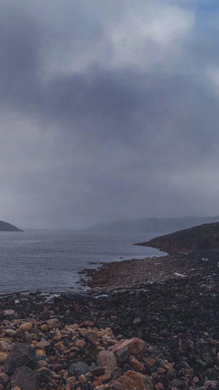 峡湾, 岸边, 海岸, 大海, 高地 壁纸 720x1280 允许