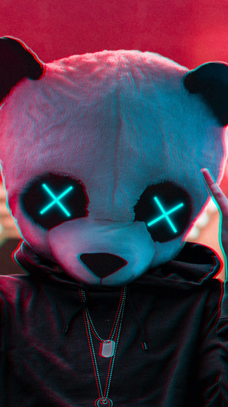 Rosa, Rojo, Magenta, Textil, el Panda Gigante. Wallpaper in 750x1334 Resolution