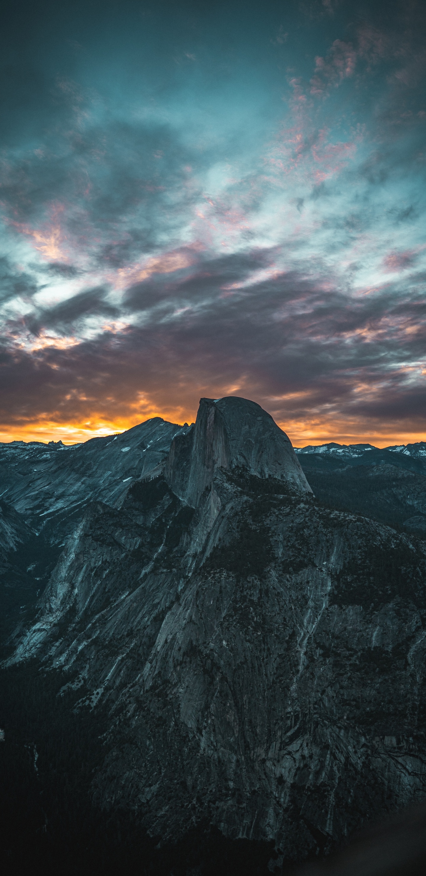 Nature, Cloud, Mountain, Mountainous Landforms, Horizon. Wallpaper in 1440x2960 Resolution