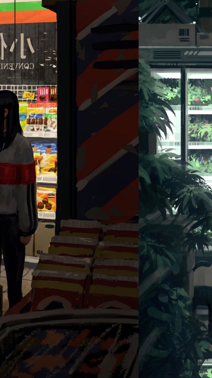 Guweiz Art, Art, Illustration, Digital Art, Artist. Wallpaper in 720x1280 Resolution