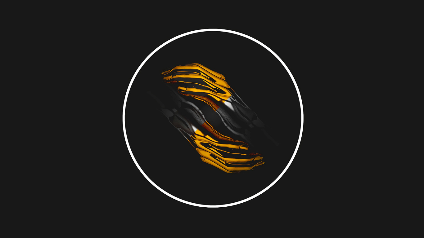 Black and Yellow Bird Logo. Wallpaper in 1366x768 Resolution