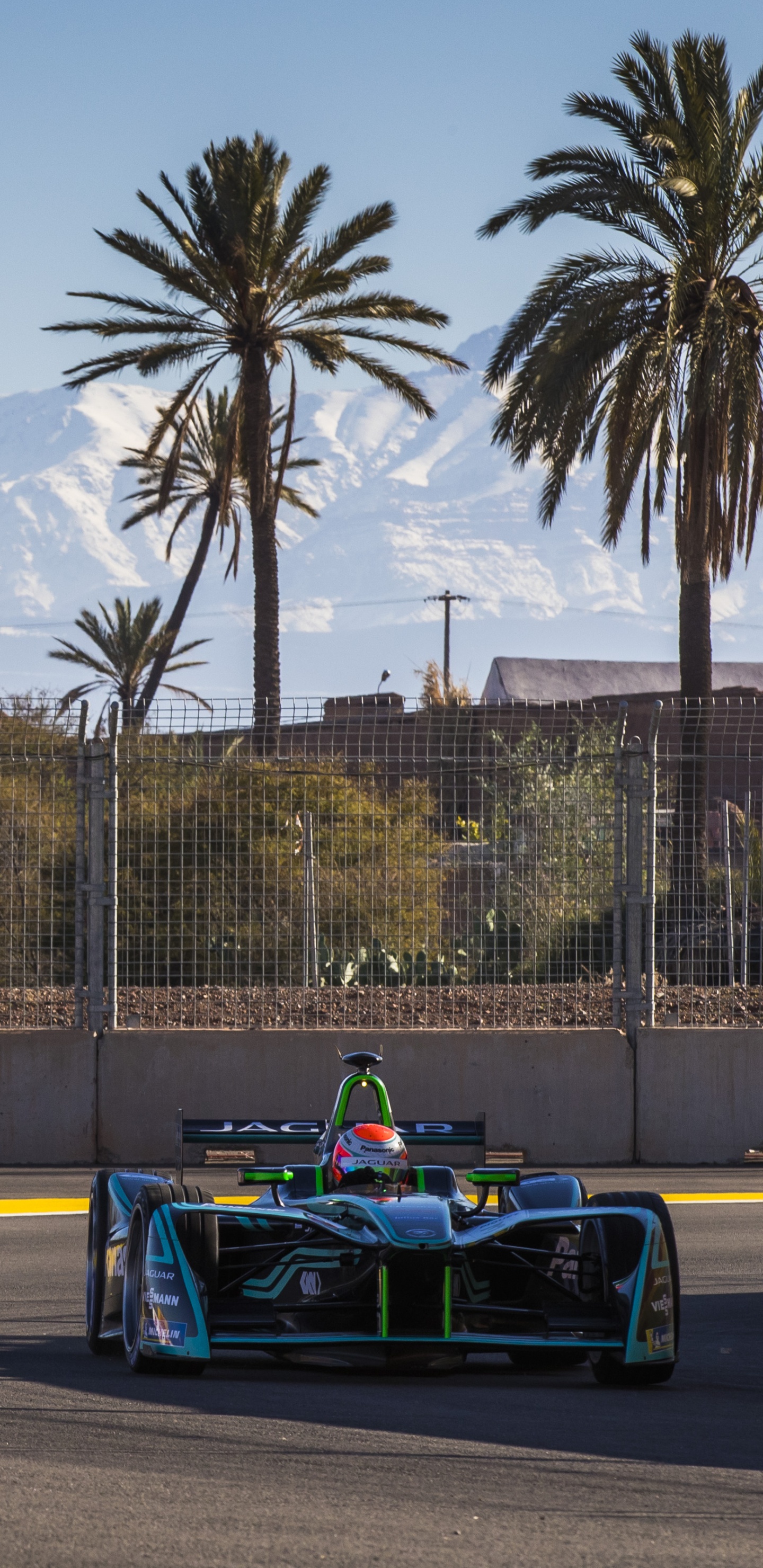 Blue and Black f 1 Car on Road During Daytime. Wallpaper in 1440x2960 Resolution