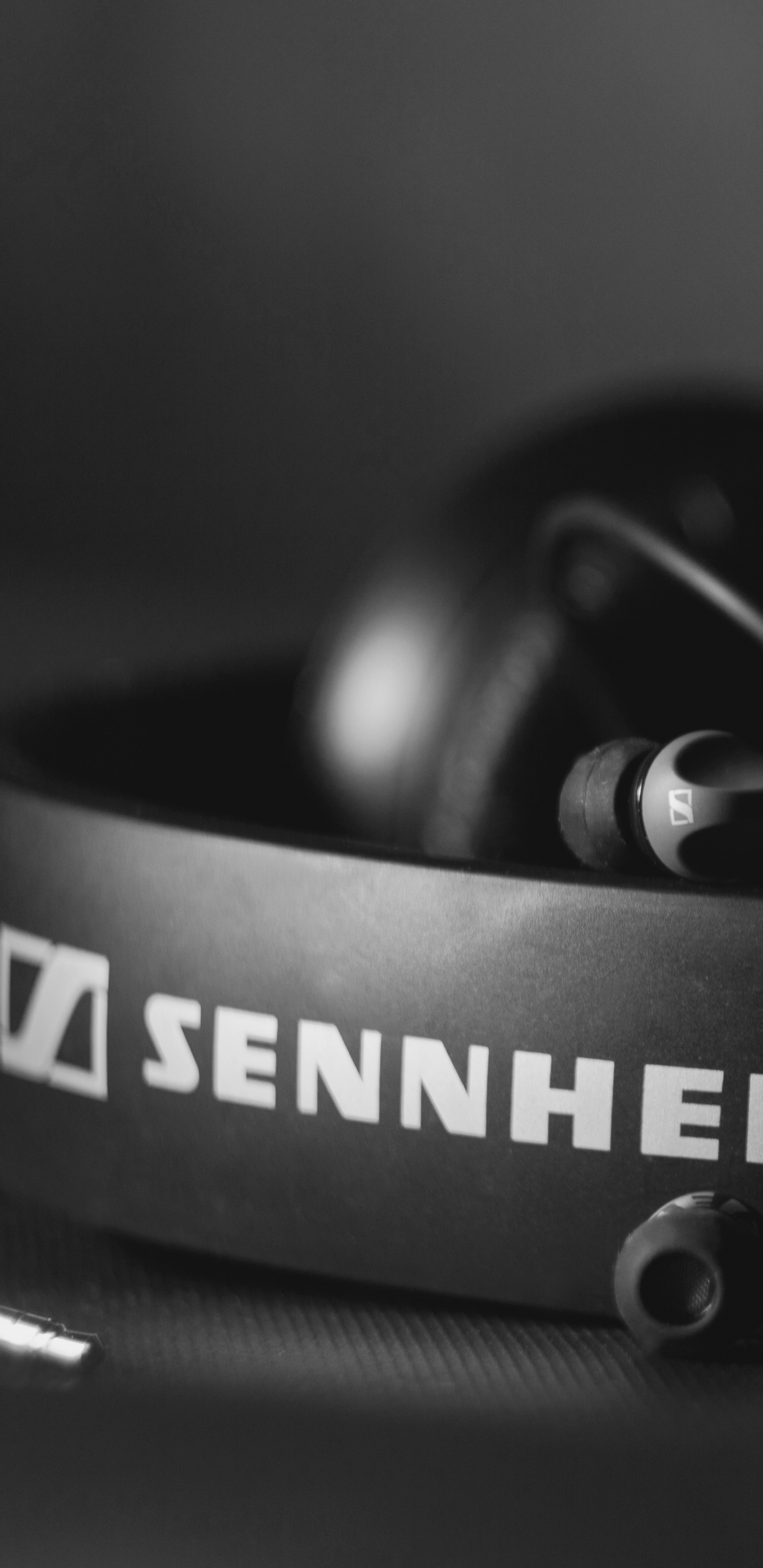 Auriculares, en Blanco y Negro, Sennheiser, Auricular, Equipo de Audio. Wallpaper in 1440x2960 Resolution