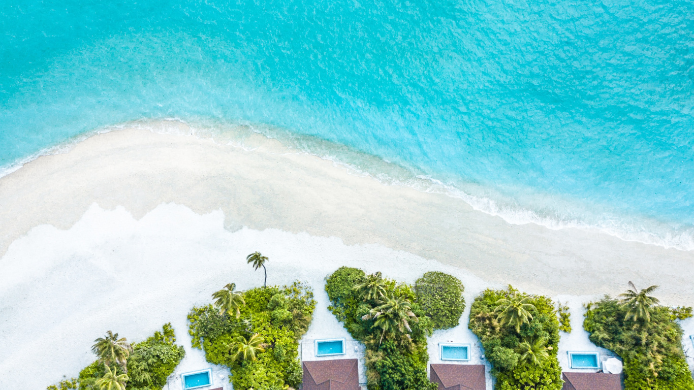 Eau, Green, Turquoise, Été, Vacances. Wallpaper in 1366x768 Resolution