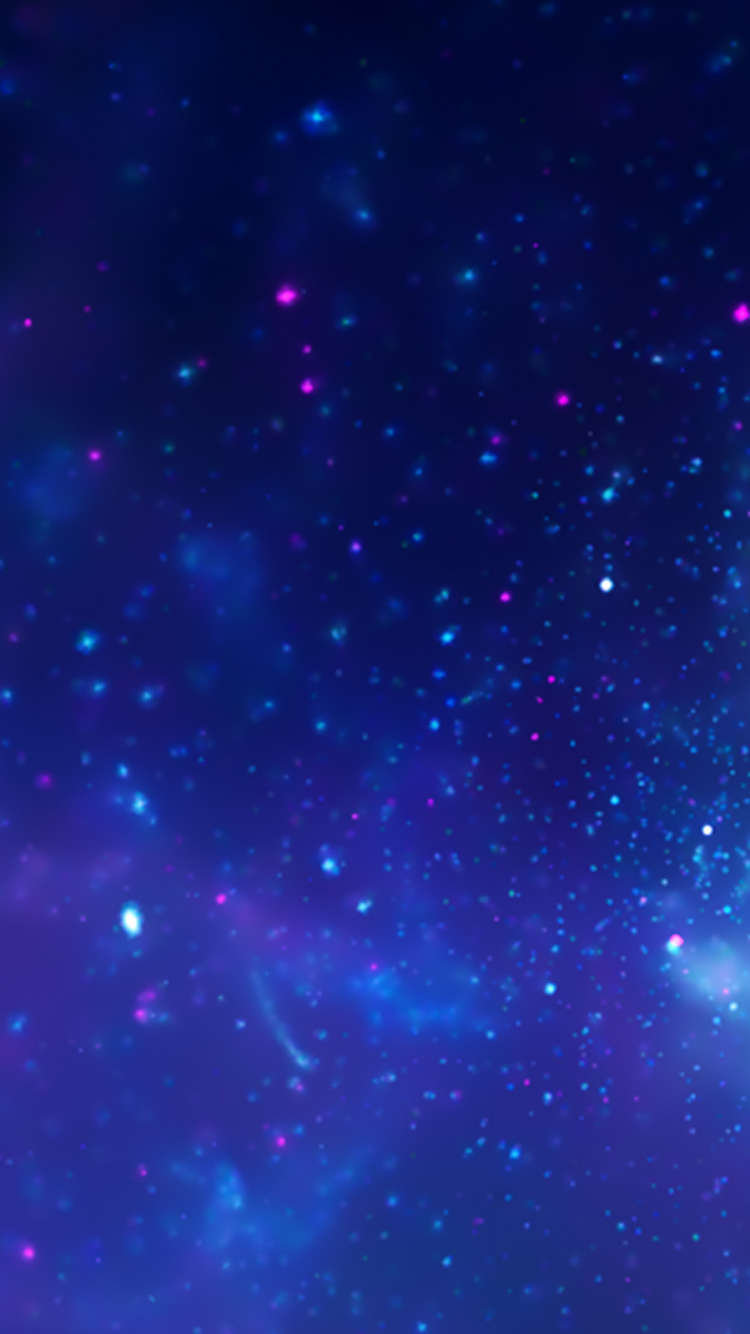 Noche Estrellada Púrpura y Azul. Wallpaper in 750x1334 Resolution