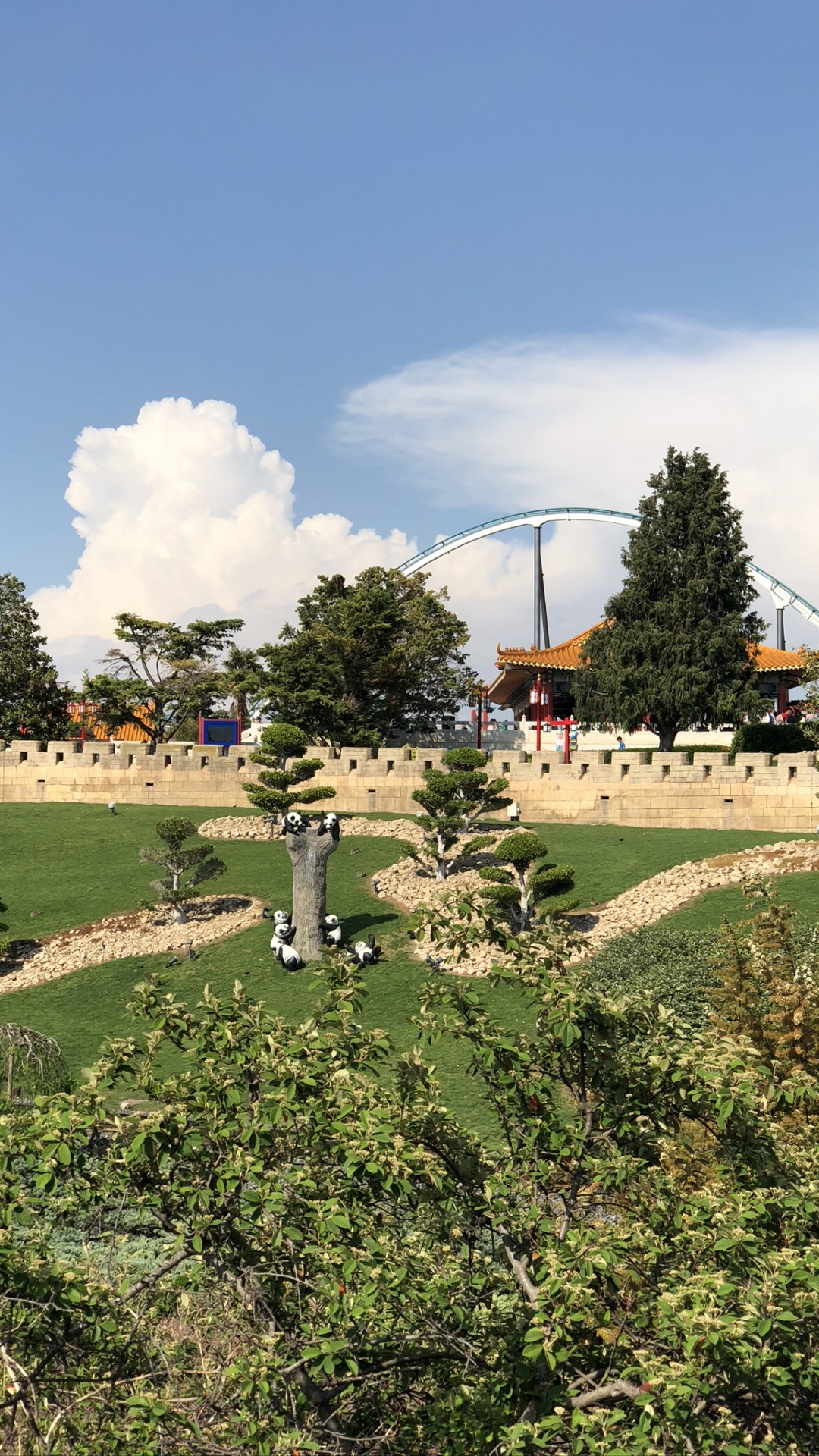 农村地区, 旅游业, 土地很多, 花园, 积云 壁纸 1080x1920 允许