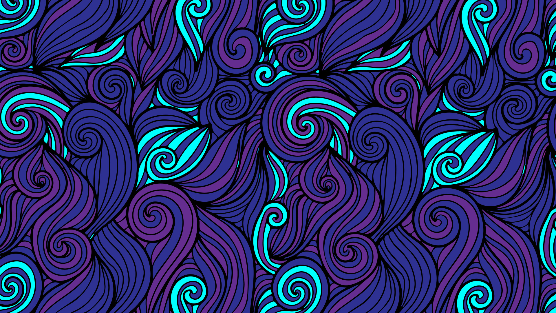 Pattern Design Colorfulness Azure Art Full HD - KDE Store