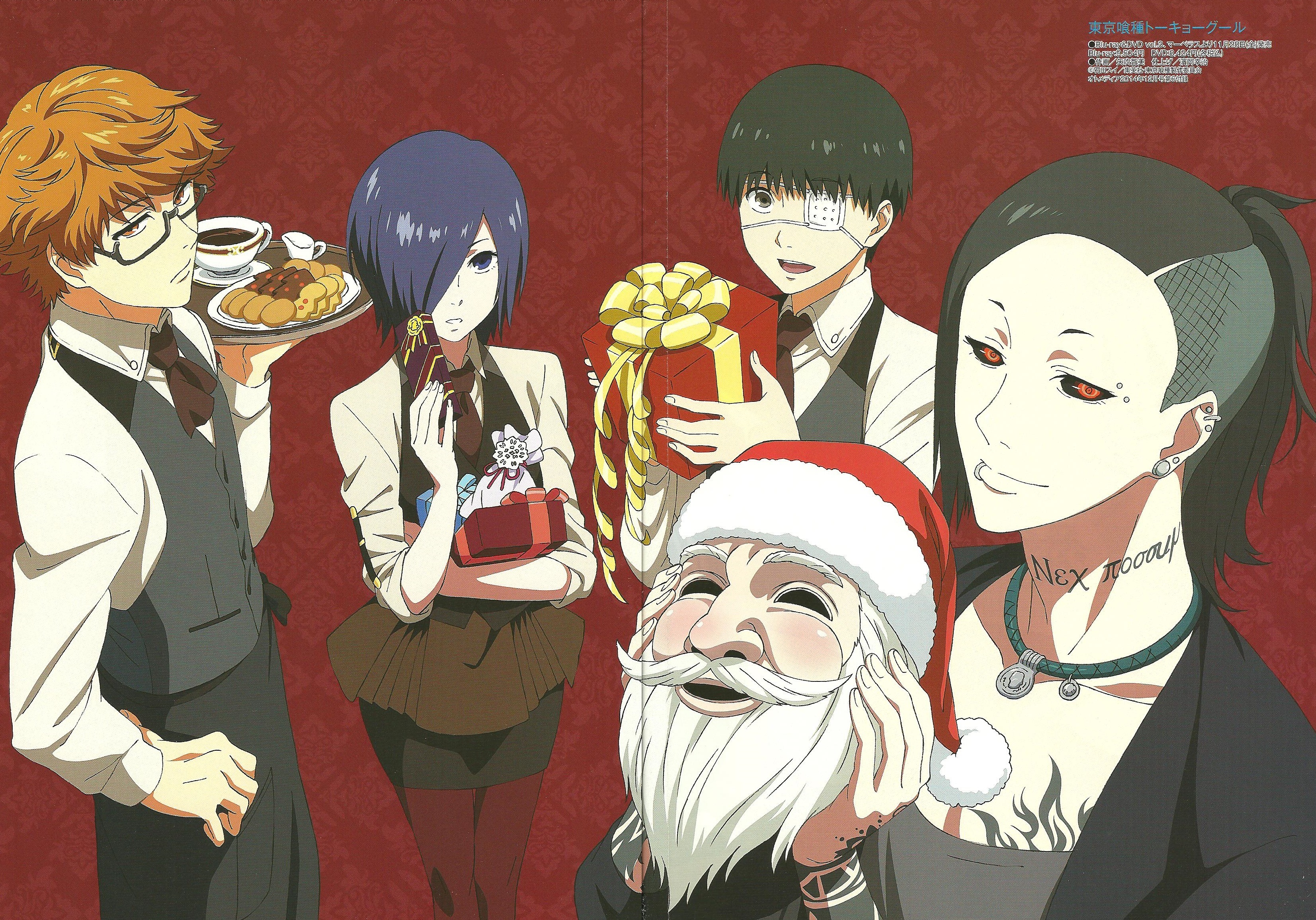 肯kaneki 西尾锦 圣诞节那天 东京食尸鬼 食尸鬼高清壁纸 日本动漫图片 桌面背景和图片