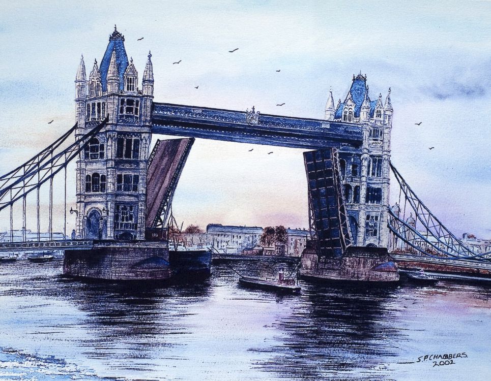 Puente de Londres Bajo un Cielo Blanco Durante el Día. Wallpaper in 2884x2240 Resolution