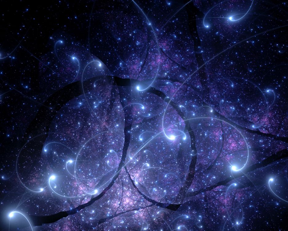 Ilustración de Luz Azul y Blanca. Wallpaper in 2560x2048 Resolution