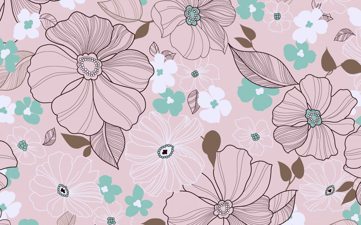 Textil Floral Rosa y Blanco. Wallpaper in 1920x1200 Resolution