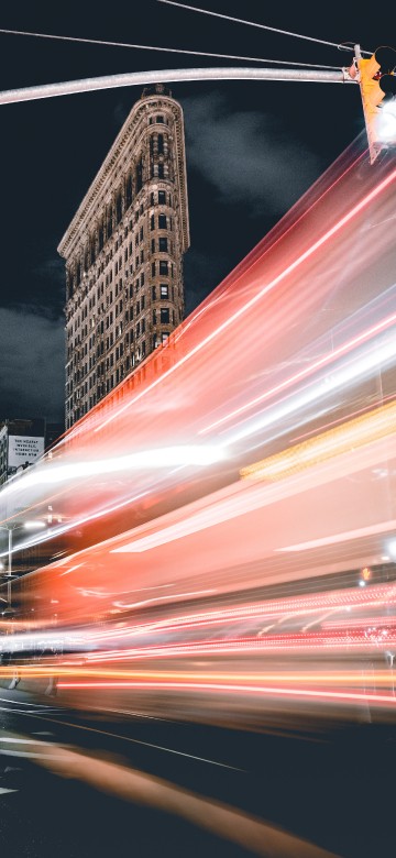 Image time lapse photography of cars on road during night time