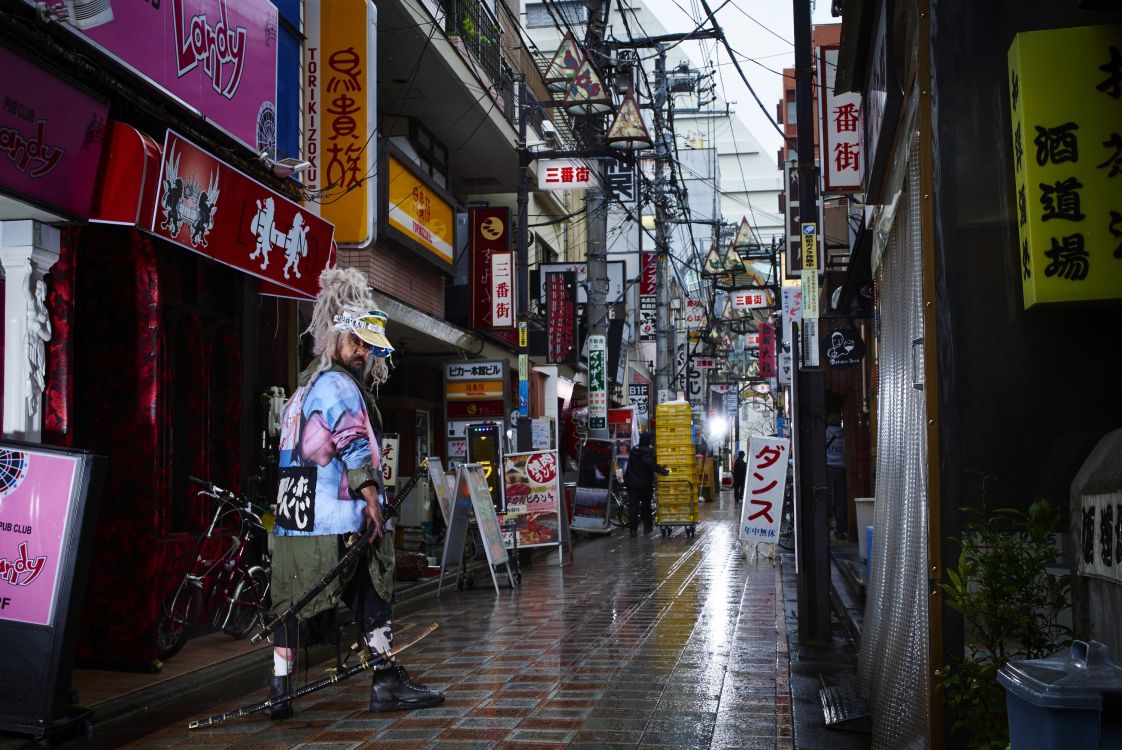 街, 巷子里, 酒吧, 大坂, 城市 壁纸 3000x2004 允许