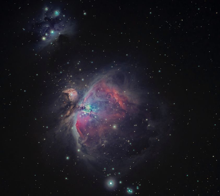 LineageOS, 银河ngc 1365, NGC 1365, 螺旋星系, 明星 壁纸 2880x2560 允许