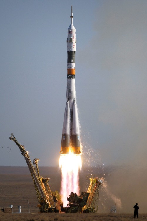 Image baikonur cosmodrome, rocket, sounion, spacecraft, human spaceflight