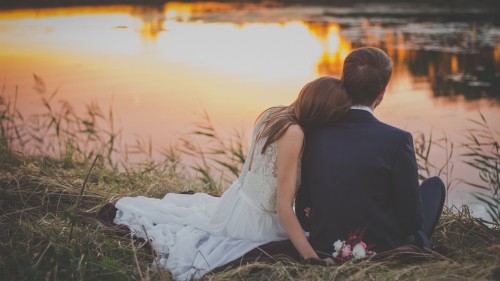 Image romance, beauty, love, sunlight, gown