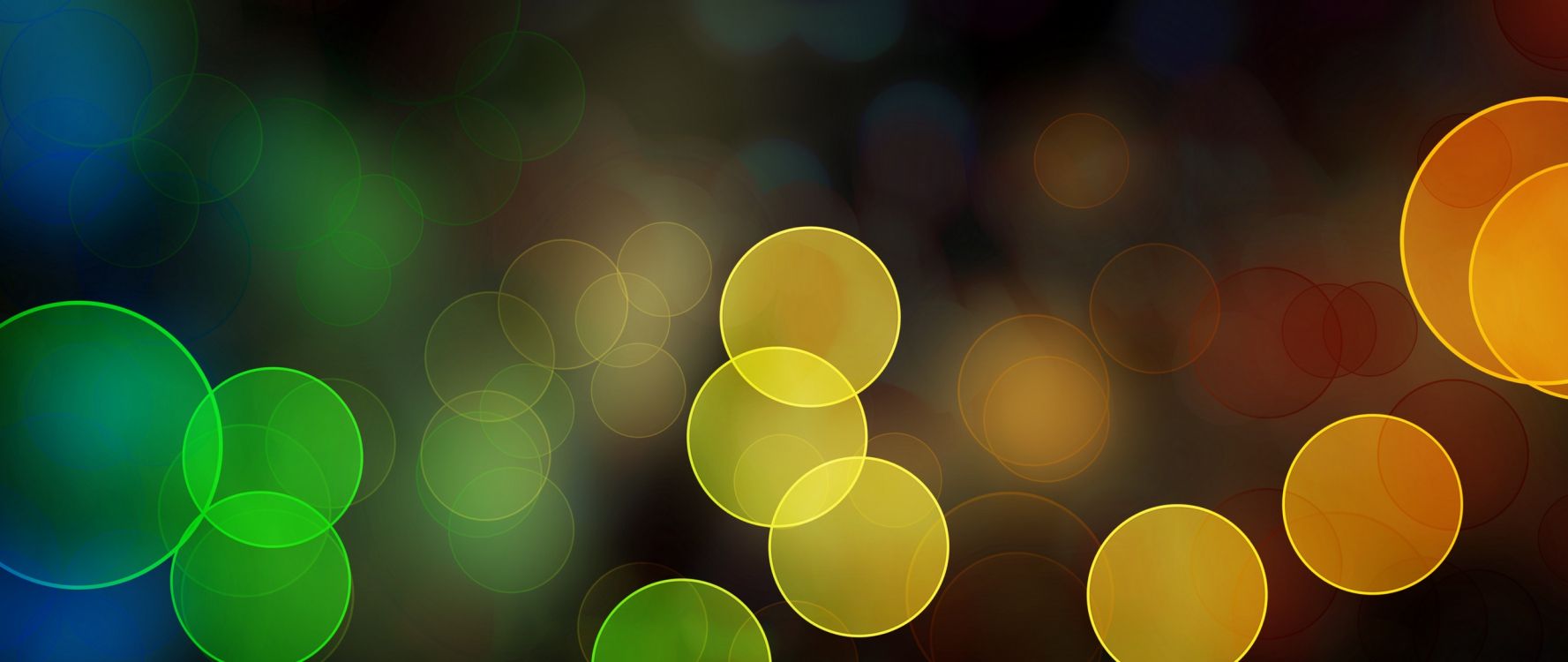 green, yellow, light, circle, sunlight