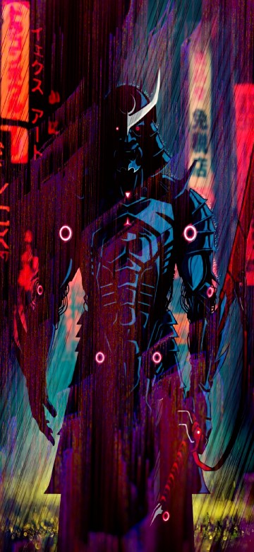 Download wallpaper 1125x2436 cyberpunk 2077, samurai jacket, game  character, iphone x, 1125x2436 hd background, 29045