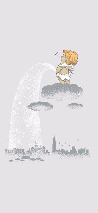 Ange Pipi, Illustration, Liquid, Art, Eau. Wallpaper in 1080x2340 Resolution