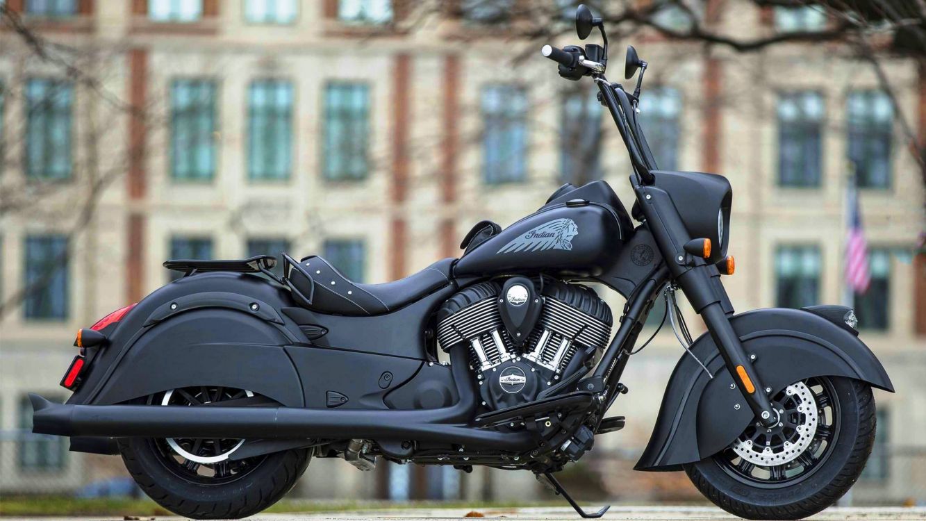 black and silver cruiser motorcycle