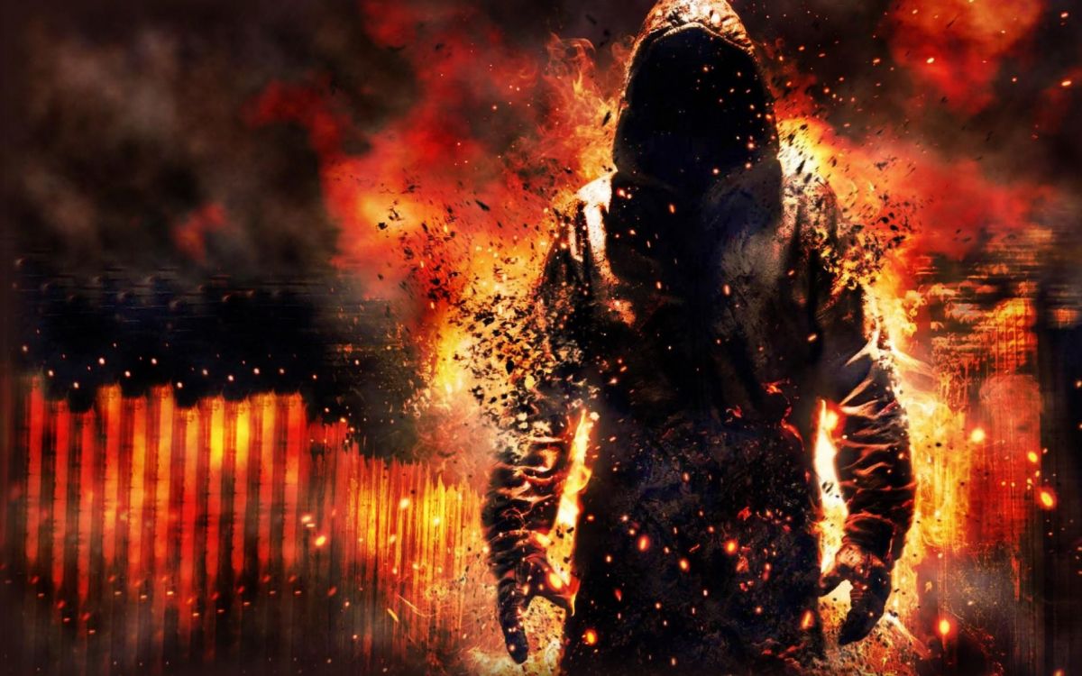 Femme en Veste Noire Debout Sur L'eau. Wallpaper in 1920x1200 Resolution