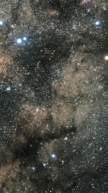 Image blue and white starry night sky
