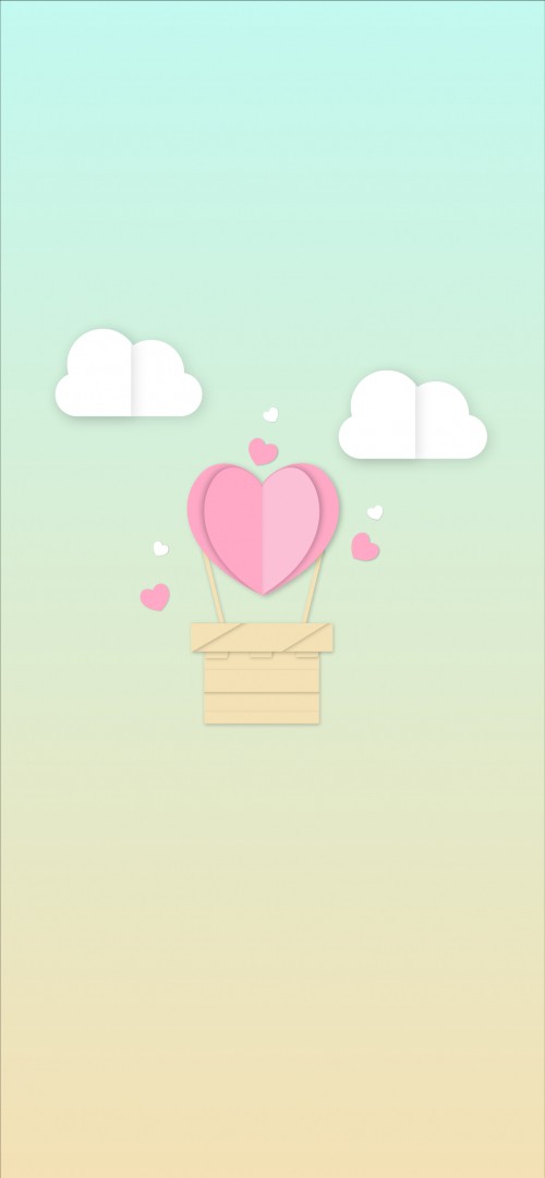 Image heart, hot air balloon, pink, line, ingredient