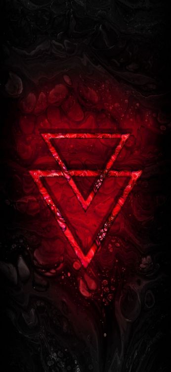 Obscurité, Main, Corps Humain, Triangle, Magenta. Wallpaper in 1080x2340 Resolution