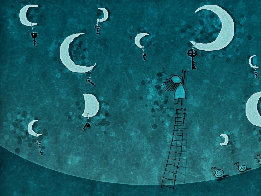 Schwarz-weiße Herzillustration. Wallpaper in 2048x1536 Resolution