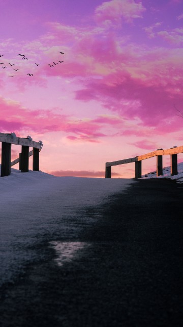 Image Aesthetics, nature, natural landscape, cloud, evening