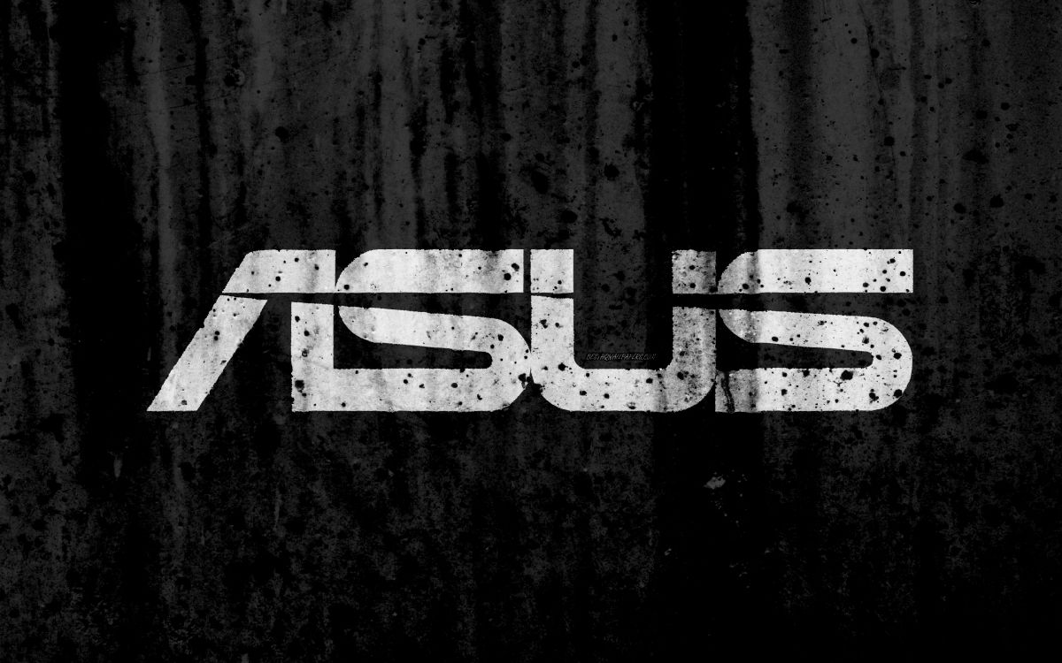 Asus, Logo, Texte, Noir, Monochrome. Wallpaper in 3840x2400 Resolution