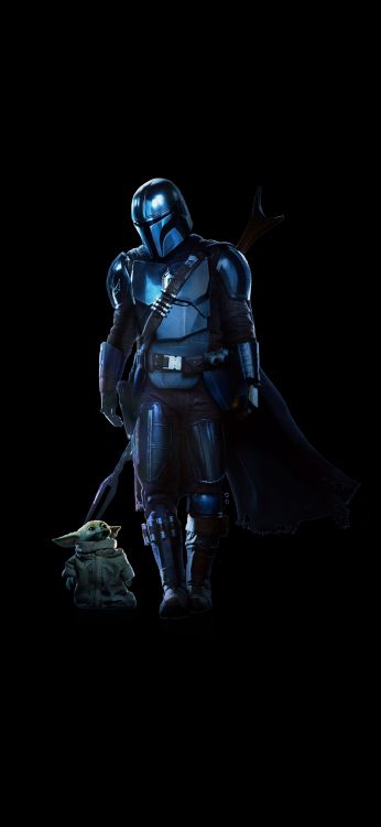 Grogu, The Mandalorian, le Mandalorien - Saison 2, Deux Mille Dix Neuf, Armure. Wallpaper in 1080x2340 Resolution