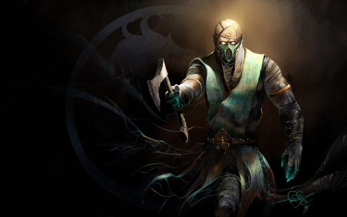 Mortal Kombat x, Chameleon, Darkness, Illustration, pc Game. Wallpaper in 3840x2400 Resolution